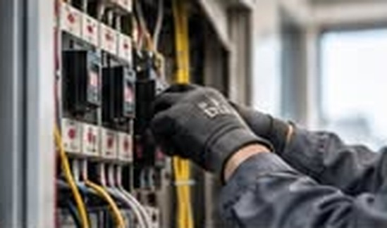 電気設備工事の様子